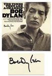 Bob Dylan Signed Album The Times They Are A-Changin -- With a COA From Dylans Manger, Jeff Rosen